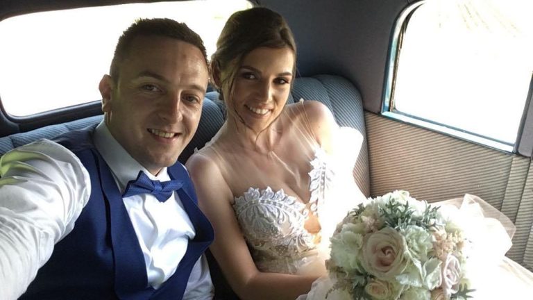 Radomir Marčeta i Ivana Marić - prvi zasađeni hrast u Drvored mladenaca