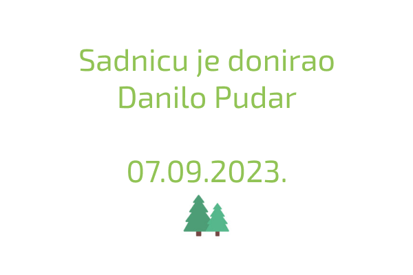 Tabla uz lipu: Danilo Pudar