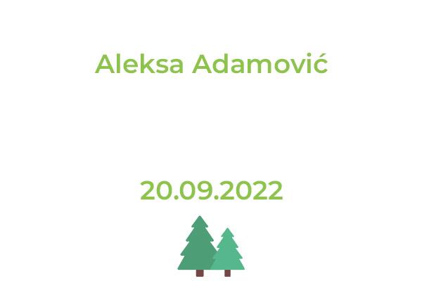 Tabla uz lipu: Aleksa Adamović