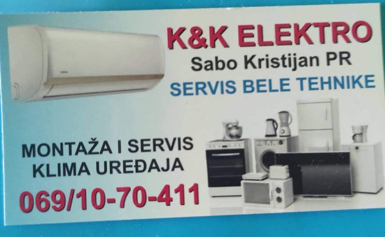 K&K ELEKTRO, servis bele tehnike i klima uređaja
